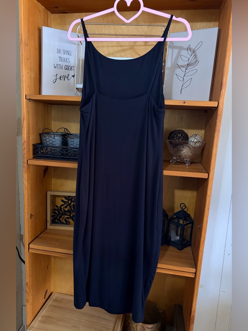 J.crew FormKnit Spaghetti Strap 90s Midi Dress Size M Double Layered NWT - Picture 5 of 12